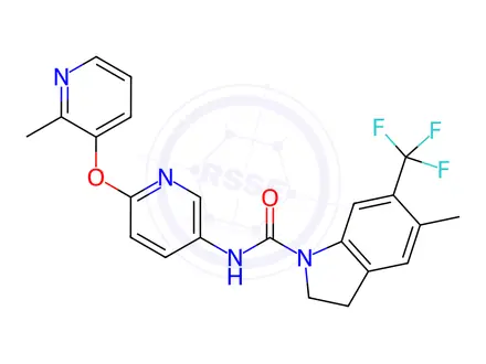 Chemical structure of SB 243213 DiHydrochloride