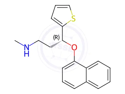 Chemical structure of Duloxetine Hydrochloride-Impurity A (Freebase)