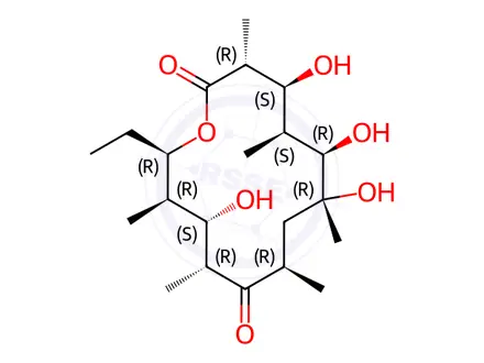 Chemical structure of Erythromycin EP Impurity N