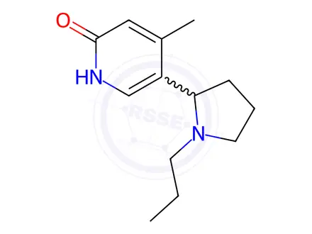 Chemical structure of 4-Methyl-5-(1-propylpyrrolidin-2-yl)pyridin-2-ol