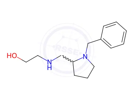 Chemical structure of 2-(((1-Benzylpyrrolidin-2-yl)methyl)amino)ethanol
