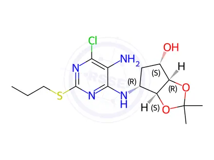 Chemical structure of Ticagrelor Impurity 72
