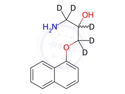 Chemical structure of Nor Propranolol-d7 Hydrochloride