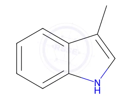 Chemical structure of 3-Methylindole