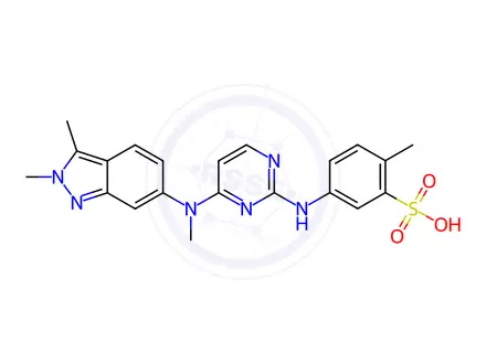 Chemical structure of Pazopanib Impurity 56