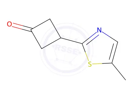Chemical structure of 3-(5-Methyl-1,3-thiazol-2-yl)cyclobutanone