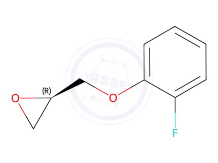 Chemical structure of (R)-2-((2-Fluorophenoxy)methyl)oxirane