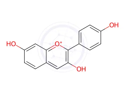 Chemical structure of Guibourtinidin chloride