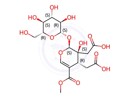 Chemical structure of Nuezhenidic acid