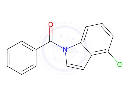 Chemical structure of (4-Chloro-1H-indol-1-yl)(phenyl)methanone