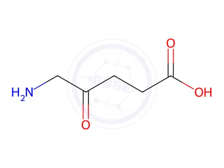 Chemical structure of Aminolevulinic Acid Phosphate
