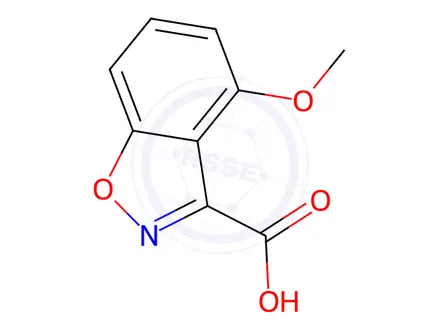 Chemical structure of 4-Methoxybenzo[d]isoxazole-3-carboxylic acid