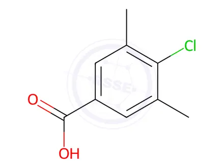 Chemical structure of 4-Chloro-3,5-dimethylbenzoic acid