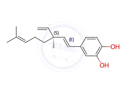 Chemical structure of 3-Hydroxybakuchiol