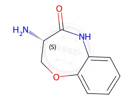 Chemical structure of (S)-3-Amino-2,3-dihydrobenzo[b][1,4]oxazepin-4(5H)-one