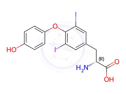 Chemical structure of Levothyroxine Sodium Impurity 19