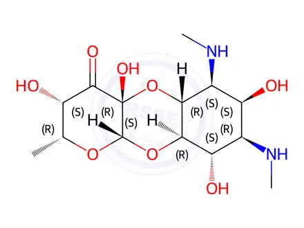 Chemical structure of Spectinomycin Impurity G