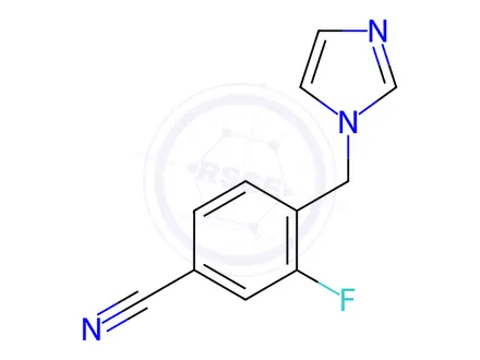 Chemical structure of 4-((1h-Imidazol-1-yl)methyl)-3-fluorobenzonitrile