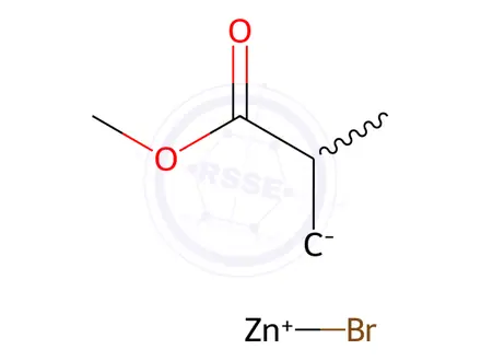 Chemical structure of (R)-(+)-3-Methoxy-2-methyl-3-oxopropylzinc bromide solution