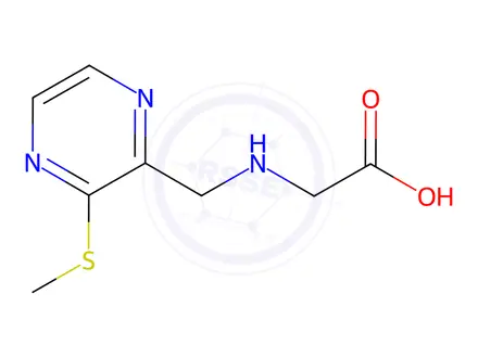 Chemical structure of (Methyl-pyrazin-2-ylmethyl-amino)-acetic acid