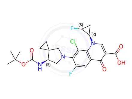 Chemical structure of Sitafloxacin Impurity 70