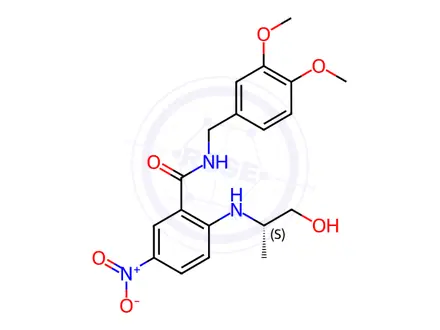 Chemical structure of Xanthoanthrafil Impurity 2 ((S)-Xanthoanthrafil)