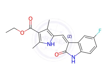 Chemical structure of Sunitinib Impurity E