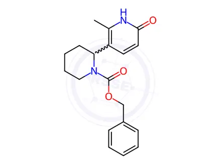 Chemical structure of Benzyl 2-(6-hydroxy-2-methylpyridin-3-yl)piperidine-1-carboxylate
