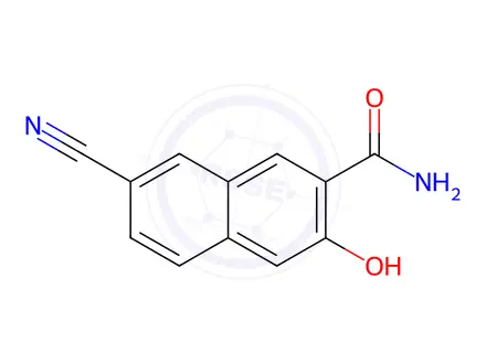 Chemical structure of Nafamostat Mesilate Impurity 77
