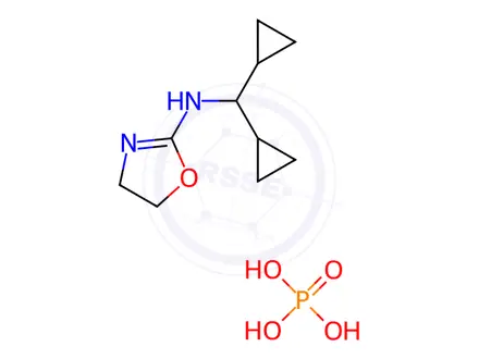 Chemical structure of Rilmenidine Phosphate