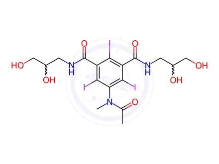 Chemical structure of Iomeprol Impurity 4