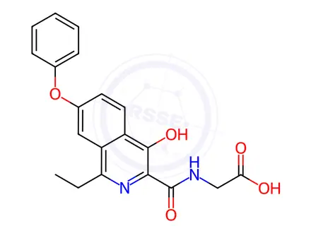 Chemical structure of Roxadustat Impurity 7