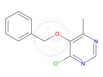 Chemical structure of 4-Chloro-6-methyl-5-(phenylmethoxy)pyrimidine