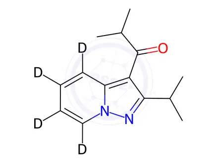 Chemical structure of Ibudilast-d