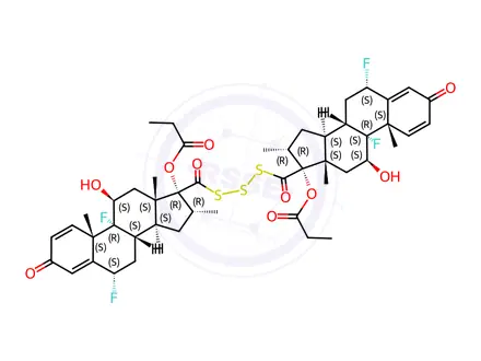 Chemical structure of Fluticasone Propionate EP Impurity I