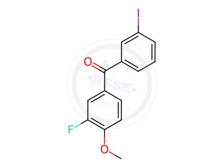 Chemical structure of (3-Fluoro-4-methoxyphenyl)(3-iodophenyl)methanone