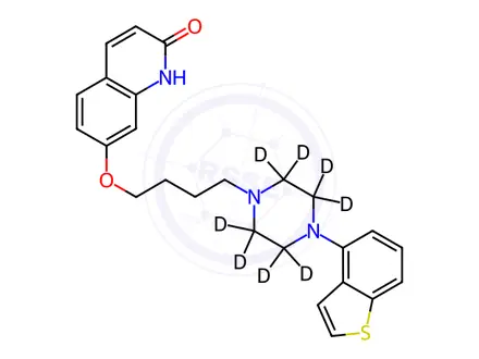 Chemical structure of Brexpiprazole-d8