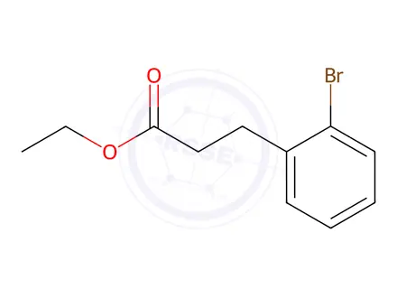Chemical structure of 3-(2-BROMO-PHENYL)-PROPIONIC ACID ETHYL ESTER