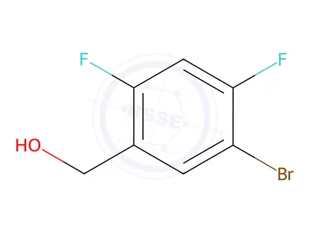 Chemical structure of (5-Bromo-2,4-difluorophenyl)methanol