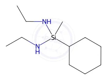 Chemical structure of 1-Cyclohexyl-N,N'-diethyl-1-methylsilanediamine