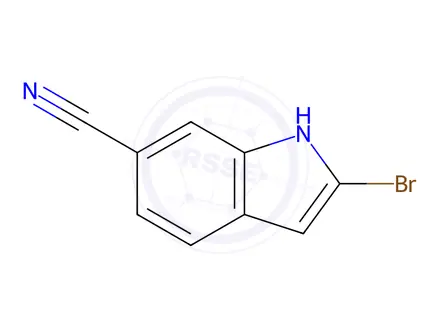 Chemical structure of 2-Bromoindoline-6-carbonitrile