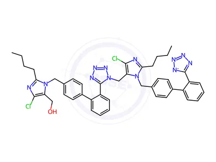 Chemical structure of Losartan EP Impurity L (Potassium Salt)