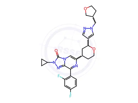Chemical structure of Artesunate Impurity 1