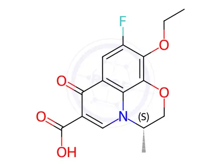 Chemical structure of Levofloxacin Impurity 7