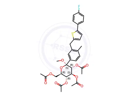 Chemical structure of Canagliflozin Impurity 16