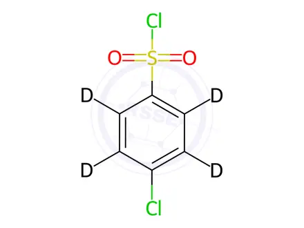 Chemical structure of Benzenesulfonic Acid Impurity 76-d4
