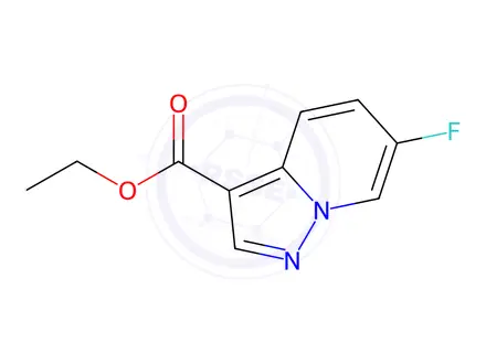 Chemical structure of ethyl 6-fluoropyrazolo[1,5-a]pyridine-3-carboxylate