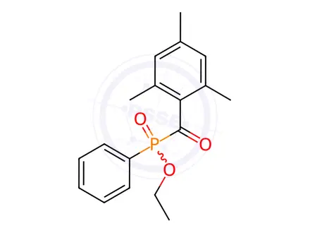 Chemical structure of 2,4,6-Trimethylbenzoylethoxyphenylphosphine