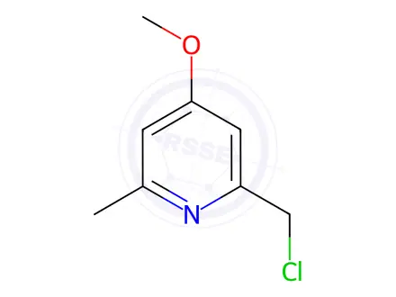 Chemical structure of 2-(Chloromethyl)-4-methoxy-6-methylpyridine