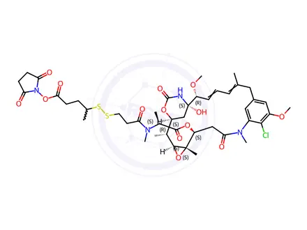 Chemical structure of Spp-DM1